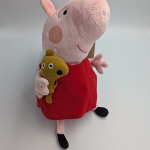 Beanie Buddies Peppa Pig Buddy with Teddy Small Plush – Collector Edition